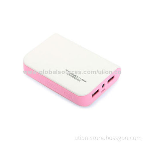 High-quality 7,800mAh Power Bank for Mobile Phones, with Free Samples and Logo